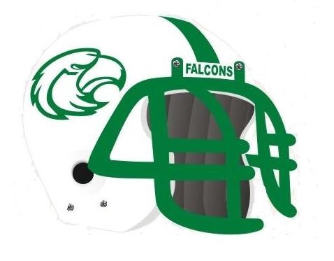 Lake Dallas Falcons helmet