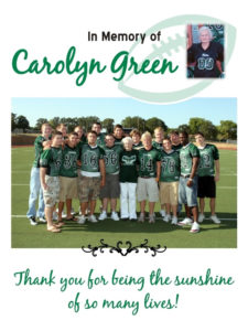 In Memory of Carolyn Green