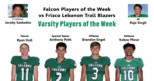 November 8, 2018, Falcons Players of the Week