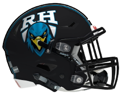 Rock Hill Blue Hawks helmet