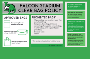 Clear Bag Policy Banner